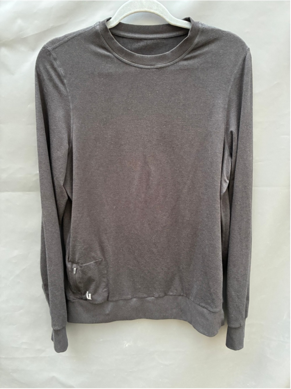 Vuori Men's Ponto Performance Crew Charcoal Heather Large L - Picture 3 of 5